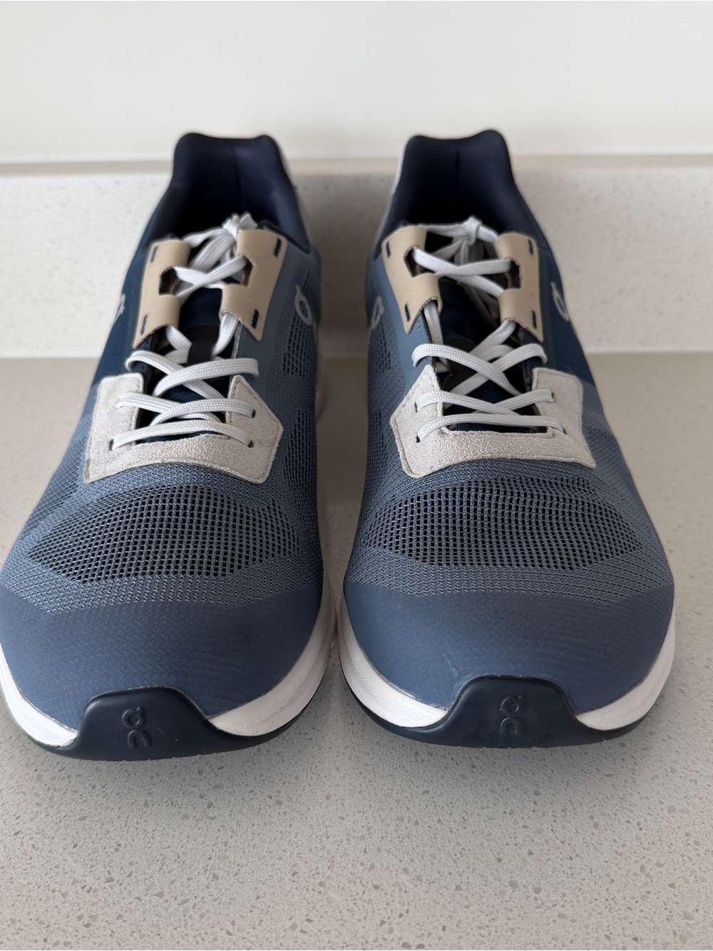 Men's ON CloudDrift Athletic Running Shoes Blue/White Size 12.5 - Picture 2 of 4